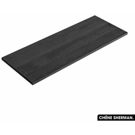 Plan de vasque en bois  CHÊNE SHERMAN  L.150 x P.46 x H.2,5