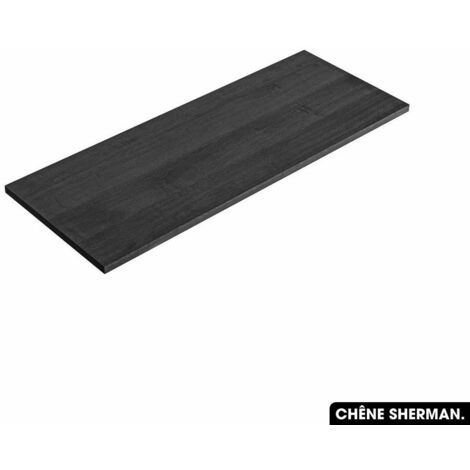 Plan de vasque en bois  CHÊNE SHERMAN  L.90 x P.46 x H.2,5
