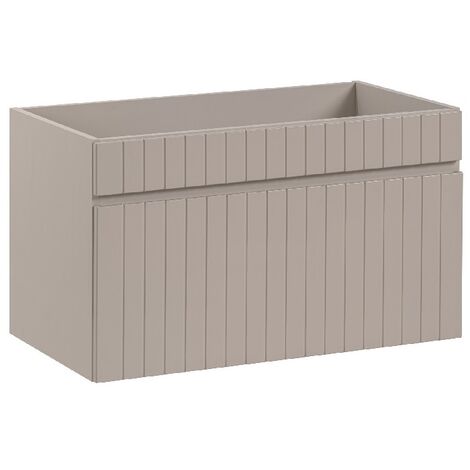 Meuble sous lavabo de salle de bain AREA CACHEMIRE L.80 - H.46 - P.45,6 (1/4)