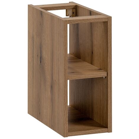 Cube de rangement de salle de bain - Chêne Evoke - L20-H47-P44 - AREA (1/3)