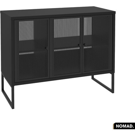 Meuble sous vasque NOMAD NOIR 102 x 80 x 43 cm (1/4)