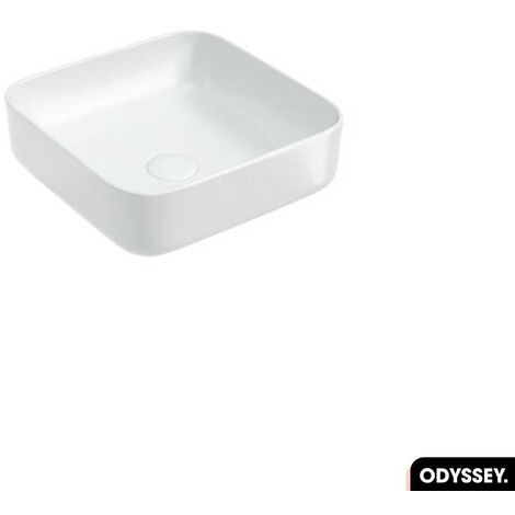 Vasque à poser avec siphon OFFERT ODYSSEY Blanc 39 × 13 × 39 (1/3)