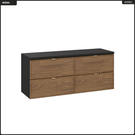Ensemble de meubles sous vasque - 120 cm - avec Plan - MÖRK (1/5)