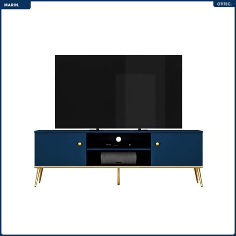 Meuble TV - H.54 x L.160 x P.40 cm - MARIN (1/5)
