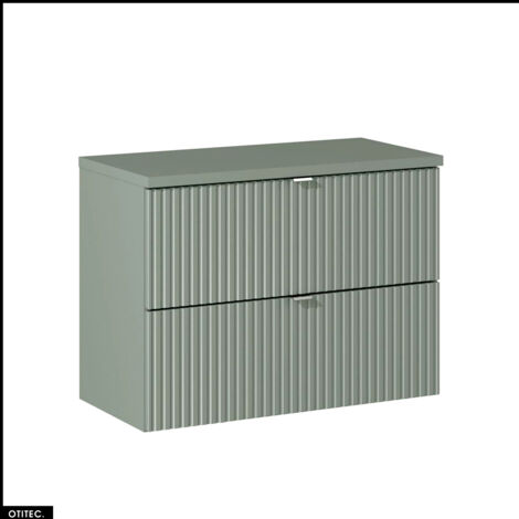 Meuble sous vasque - 80 cm - avec Plan - ROSEAU (1/5)