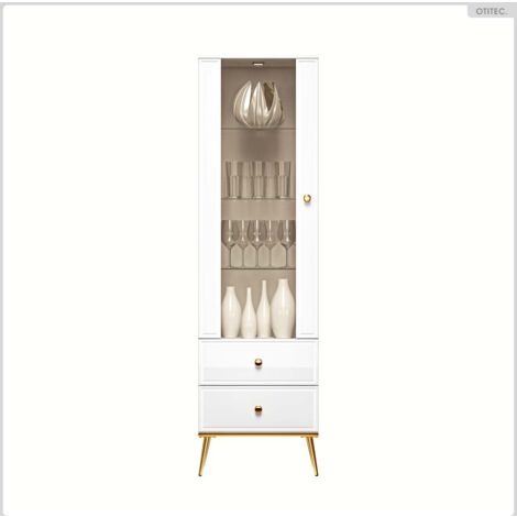 Armoire Vitrine - H.190 x L.55 x P.40 cm - PRESTIGE (1/5)
