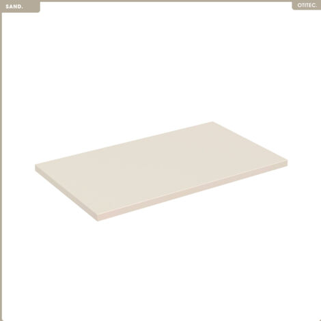 Otitec – Vasque suspendue 80 cm finition sable mate – Bois/MFP et MDF de haute qualité – Montage prêt à monter soi-même – Design épuré (1/3)