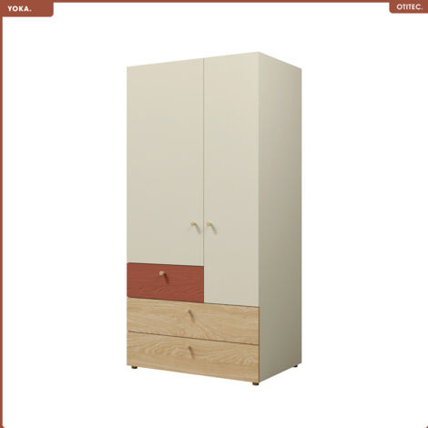 Armoire - L.90 x H.185 x P.60 - YOKA (1/2)