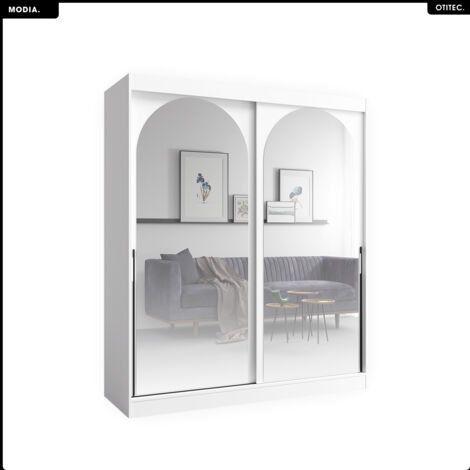 Armoire coulissante - L.180 x H.215 x P.65 - MODIA (1/4)