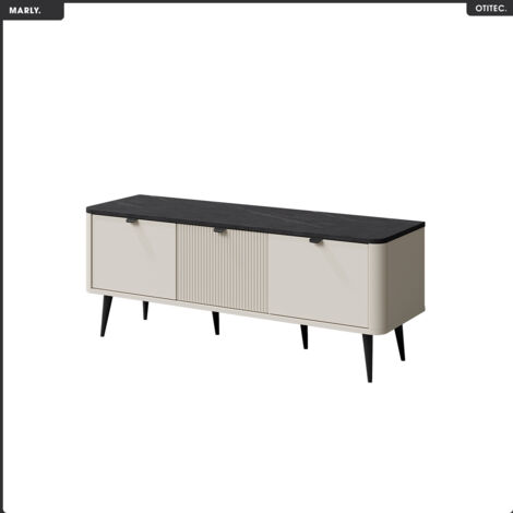 Meuble TV - L.130 x H.52 x P.40 - MARLY (1/2)