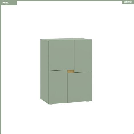 Commode - H.84 x L.60 x P.42 - PYRE - ALOE (1/5)