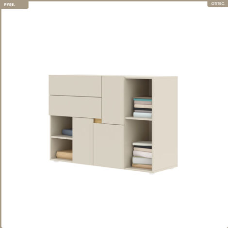 Commode - H.84 x L.120 x P.42 - PYRE - CACHEMIRE (1/5)