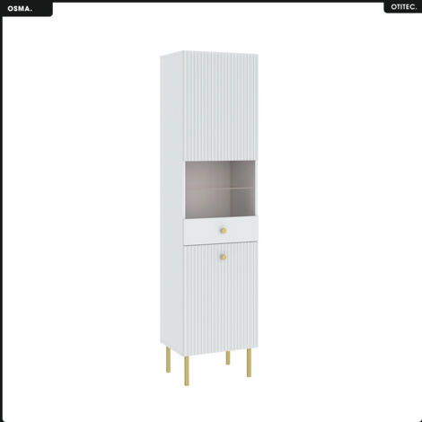 Armoire vitrine - H.193 x L.47 x P.42 - OMSA - GOLD (1/4)