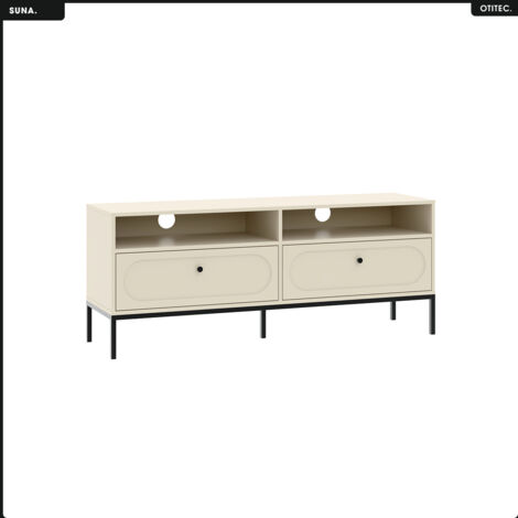 Meuble TV - H.60 x L.150 x P.40 - SUNA - CACHEMIRE (1/5)
