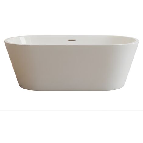 Baignoire îlot – 170 x 75 cm – Blanc brillant – LAVIA