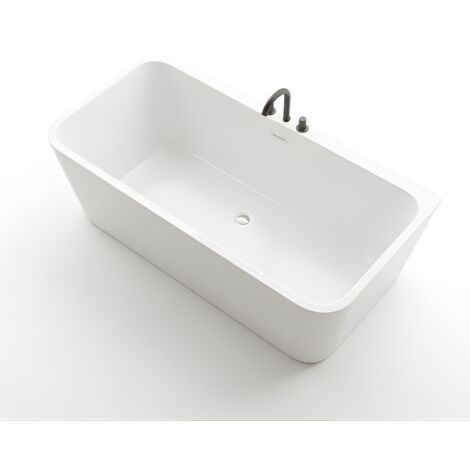Baignoire îlot – 160 x 75 cm – Blanc brillant – MIRABELLE