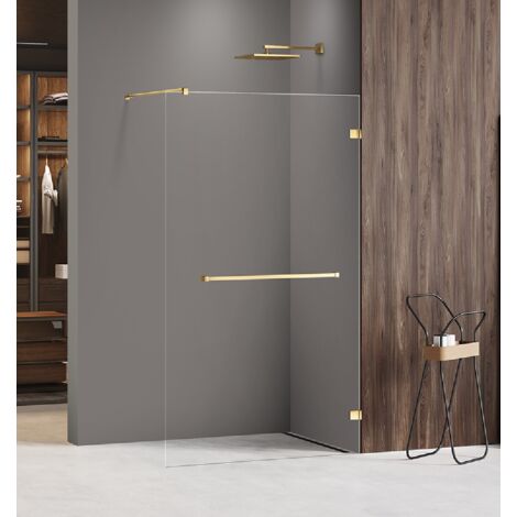 Paroi de douche à l'italienne 60 cm doré MIAMI GOLD SHINE (1/5)