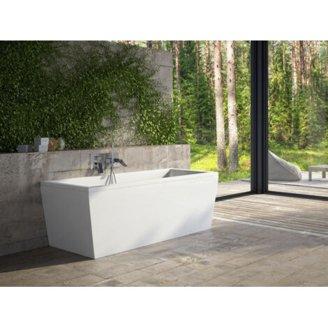Baignoire semi-îlot blanc VENA 170x75 (1/5)