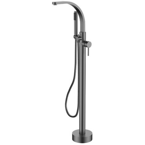 Mitigeur de baignoire îlot graphite DECCO II 100,5cm (1/2)