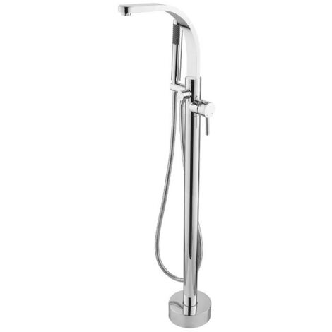 Mitigeur de baignoire îlot chrome DECCO II 100,5cm (1/4)