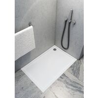 Receveur de douche en acrylique blanc - rectangulaire -ZAHER - 90 x 70