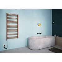 Secador de toallas eléctrico cobre - JULY - 600 watt - 114,90 x 60