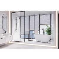 Otitec – Baignoire îlot blanche mat 170x70 cm – Marbre minéral DuraBe – Siphon clic-clac inclus – Finition lisse et non poreuse