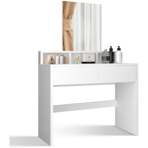 Tavolo Da Disegno Inclinabile Con Cassetti - Scrivania Per Architetti E Artisti, Bianco/Nero, 90x60cm - Foto 8