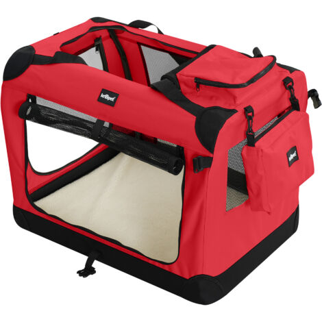 Trasportino Per Cani E Gatti CADOCA - 70x52x50cm, Pieghevole, Per Taglie Medie/Grandi - Foto 3