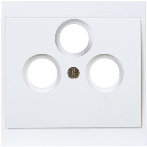 Kopp 313715181 – Presa Per Antenne TV/Radio/SAT A Incasso, Malta, Colore Argento-Antracite