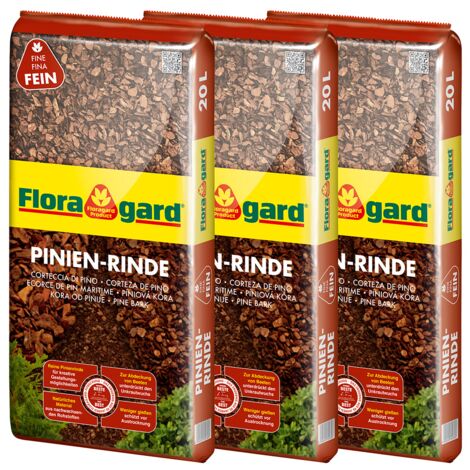 Floragard Pinienrinde extra fein 28 mm 3x20 L
