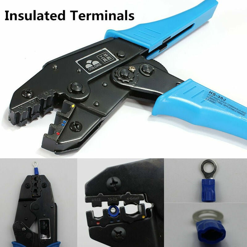 4 Side Crimping Pliers 1200 Wire Ferrules Crimping Pliers Lugs
