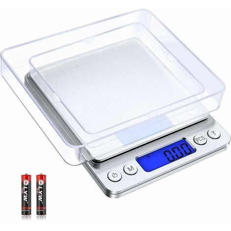 1pc 3000g-0.1g Cute Kitchen Scale, Digital Food Scale with LCD Display,  Precise Weight Measuring for Baking Cooking( Bowl included)