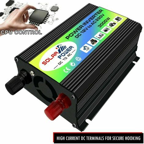 Peaks Power Modified Sine Wave Inverter 3000W DC 12V to AC 220V High  Frequency Power Inverter