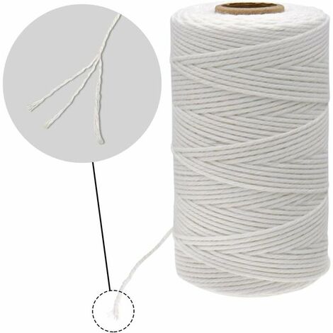 Cotton String Ball, 1.5 Mm Beige Craft String & Kitchen Cooking