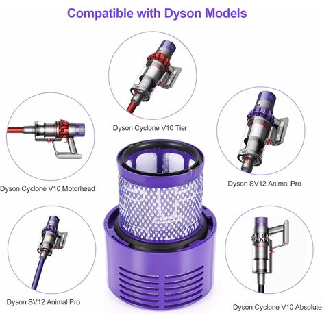 Dyson Cyclone V10 Animal, Dyson filter