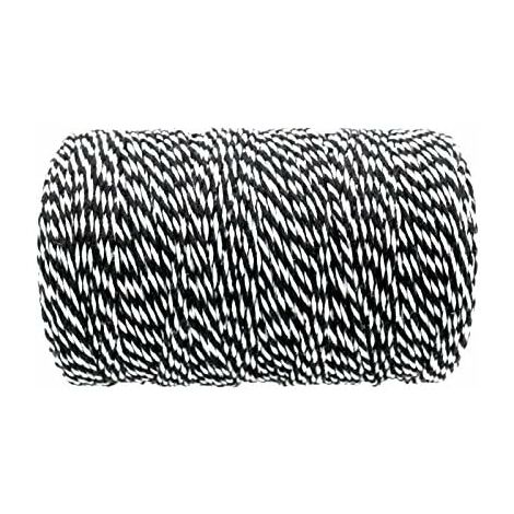 Black and white twine, cotton baker's twine cotton cord twine for