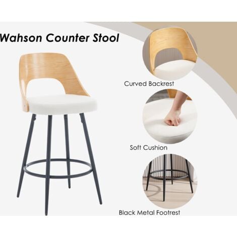 Box And Beyond - Lot De 2 Tabourets De Bar Sans Dossier - Hauteur 65 X