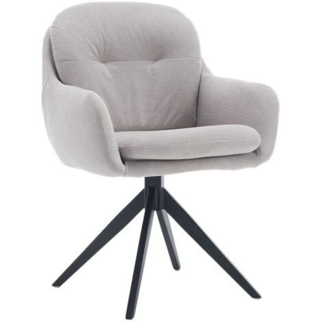 Wahson Office Chairs – Chaise de bureau pivotante 360° – Tissu chenille imperméable – Base en métal noir – Confort ergonomique pour longues heures d'utilisation