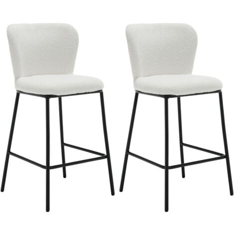 Lot De 2 Chases Pour îlot Central 65 Cm En Cur Synthétque Peds