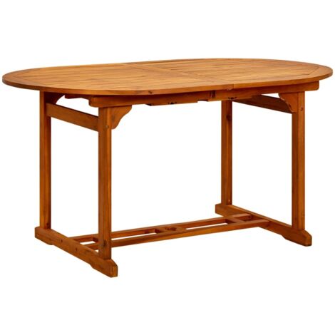 vidaXL Table de jardin 200x100x75 cm Bois d'acacia massif