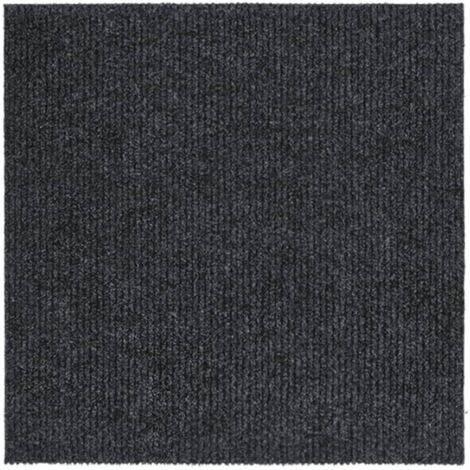 VIDAXL Tapis d'entree PVC Gris 90 x 120 cm pas cher 