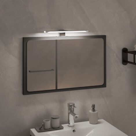 Lampe Miroir Salle de Bain 42cm-12W 1000Lumen Applique Murale Led, Lumière  Blanche Froide 6000K, IP44 Étanche, Non Scintillant, Super Lumineux 