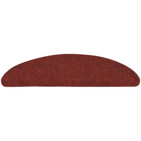 Vidaxl Tapis D Escalier Autocollants Pcs X X Cm Rouge