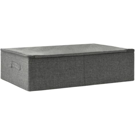 Vidaxl boîtes de rangement 10 pcs tissu intissé 28x28x28 cm gris