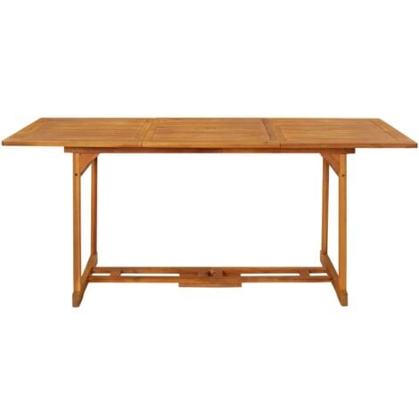 Vidaxl Table D Ner De Jardin X X Cm Bois D Acacia Solide