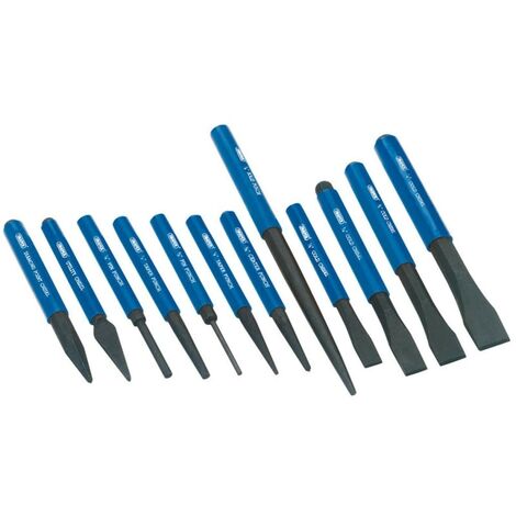 Draper Tools Ensemble de burins et de poinçon 12 pièces 26557