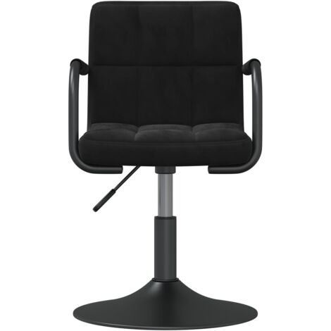 vidaXL Tabouret de bureau Noir