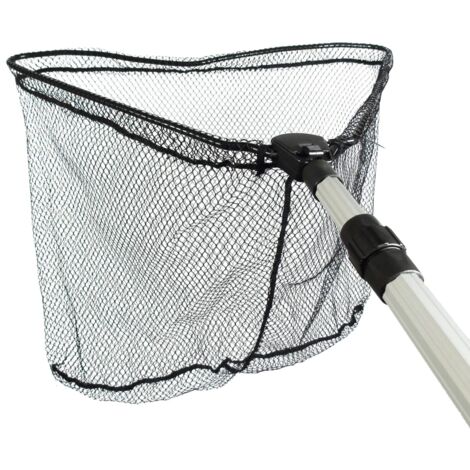 Epuisette de Pêche Pliable, Télescopique Filet Triangulaire pour Attraper  ou Relâcher Les Poissons 54-150 cm