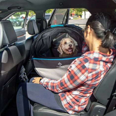 Voiture - Siège arrière - Organisateur - Zwart - Avec table pliable -  Plateau